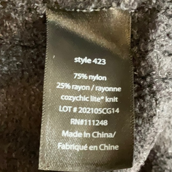 Barefoot Dreams The Cozy Chic Lite Circle Cardigan black - Picture 8 of 9